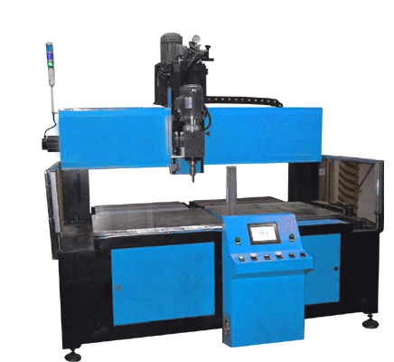 Double workbenchs CNC riveting machine